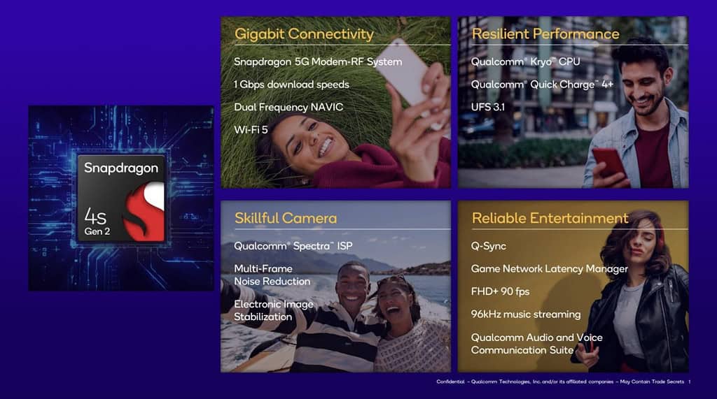 Qualcomm Unveils Snapdragon 4s Gen 2 Mobile Platform: Making 5G Accessible to Billions